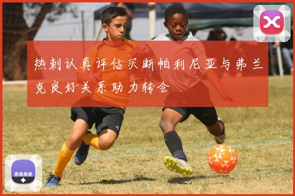 热刺认真评估买断帕利尼亚与弗兰克良好关系助力转会